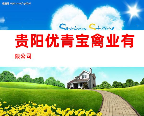 贵阳优青宝禽业有限公司