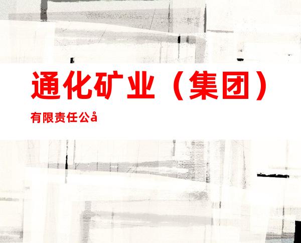 通化矿业（集团）有限责任公司永安煤矿