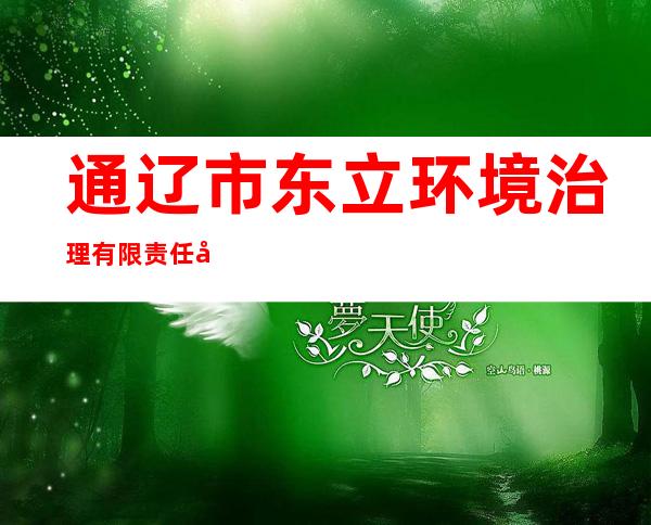 通辽市东立环境治理有限责任公司