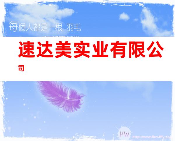 速达美实业有限公司