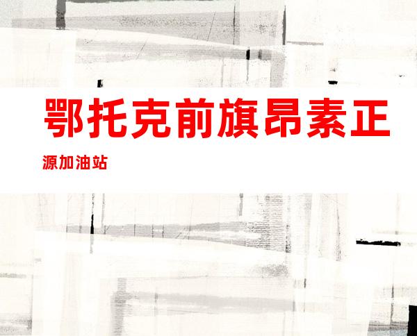 鄂托克前旗昂素正源加油站
