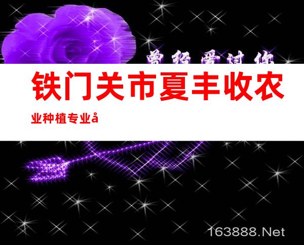 铁门关市夏丰收农业种植专业合作社
