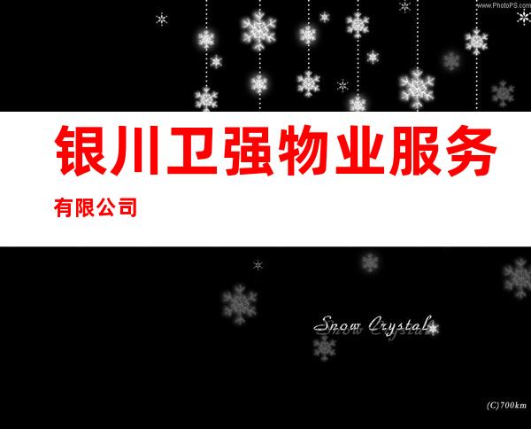 银川卫强物业服务有限公司