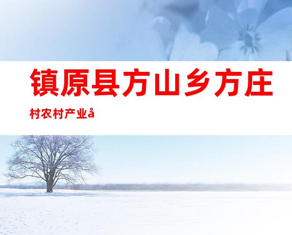 镇原县方山乡方庄村农村产业发展资金专业合作社