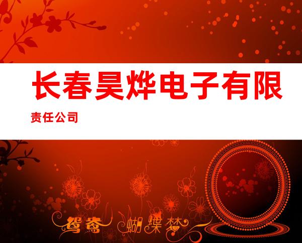 长春昊烨电子有限责任公司