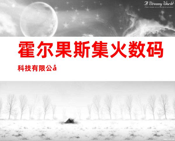 霍尔果斯集火数码科技有限公司