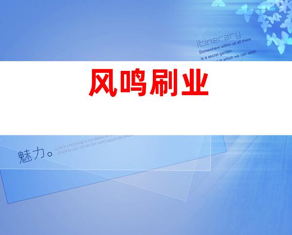 风鸣刷业