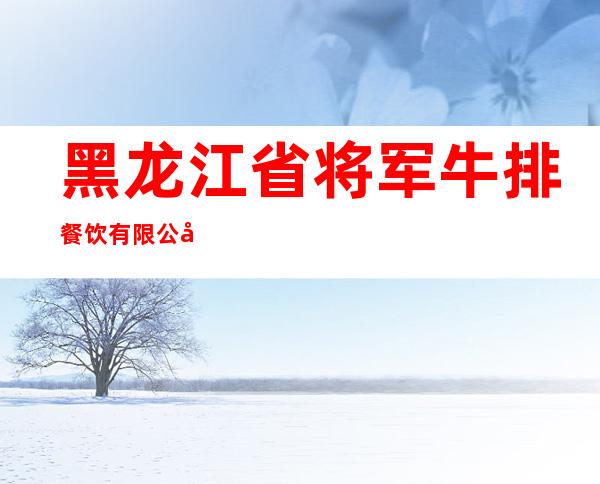 黑龙江省将军牛排餐饮有限公司