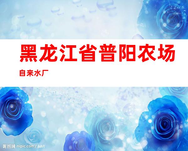 黑龙江省普阳农场自来水厂